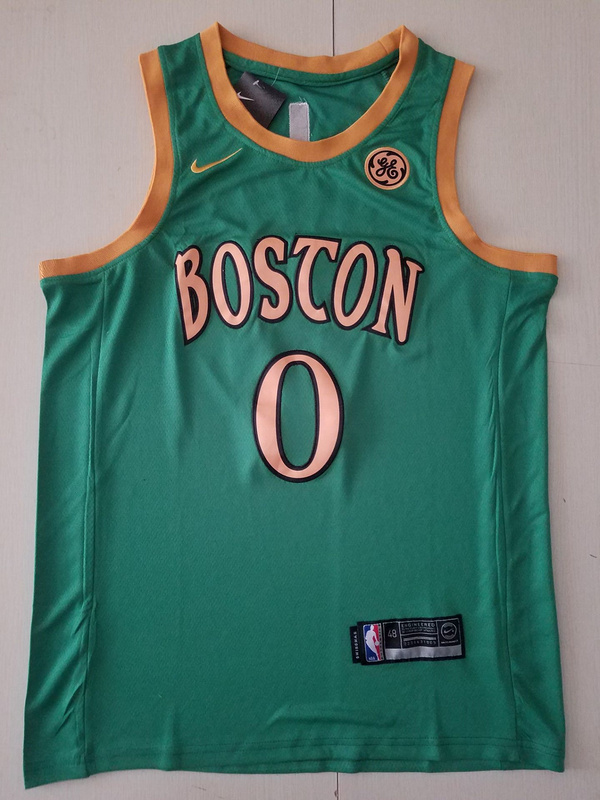 Men Boston Celtics #0 Tatum Green Nike 2025 NBA Jersey style 5